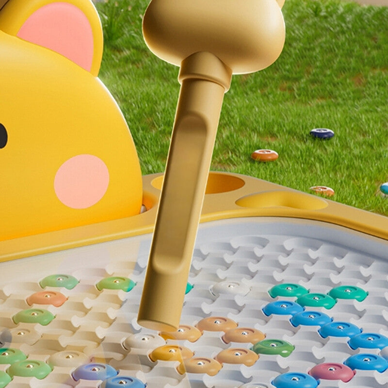 Cartoon Magnetic Drawing Board – Shiba & Bear Dot Art Toy for Kids