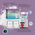 Bollisate Hand Moulding Kit, Couple Holding Hands 3D Keepsake Hand Casting kit, Fun & Skin-Safe Hand Moulding Kits, Handmade Personalised Sculpture Mould Keepsake Craft for AdultsAnniversary, Wedding