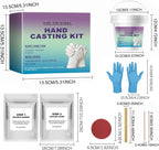 Bollisate Hand Moulding Kit, Couple Holding Hands 3D Keepsake Hand Casting kit, Fun & Skin-Safe Hand Moulding Kits, Handmade Personalised Sculpture Mould Keepsake Craft for AdultsAnniversary, Wedding