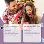 Bollisate Hand Moulding Kit, Couple Holding Hands 3D Keepsake Hand Casting kit, Fun & Skin-Safe Hand Moulding Kits, Handmade Personalised Sculpture Mould Keepsake Craft for AdultsAnniversary, Wedding