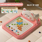 Cartoon Magnetic Drawing Board – Shiba & Bear Dot Art Toy for Kids