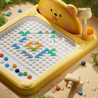 Cartoon Magnetic Drawing Board – Shiba & Bear Dot Art Toy for Kids