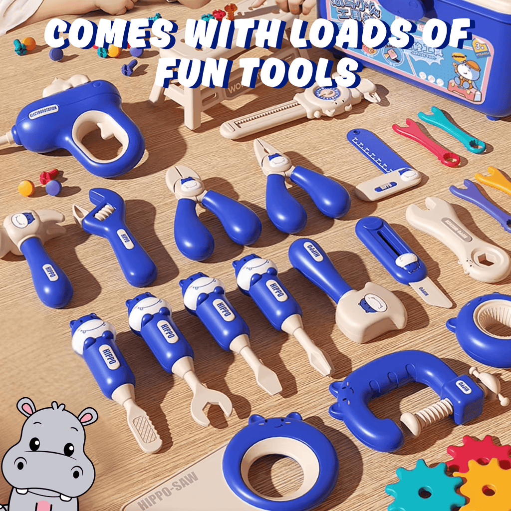 Hippo All-in-one Tool Hub DIY Montessori Tool Box Set