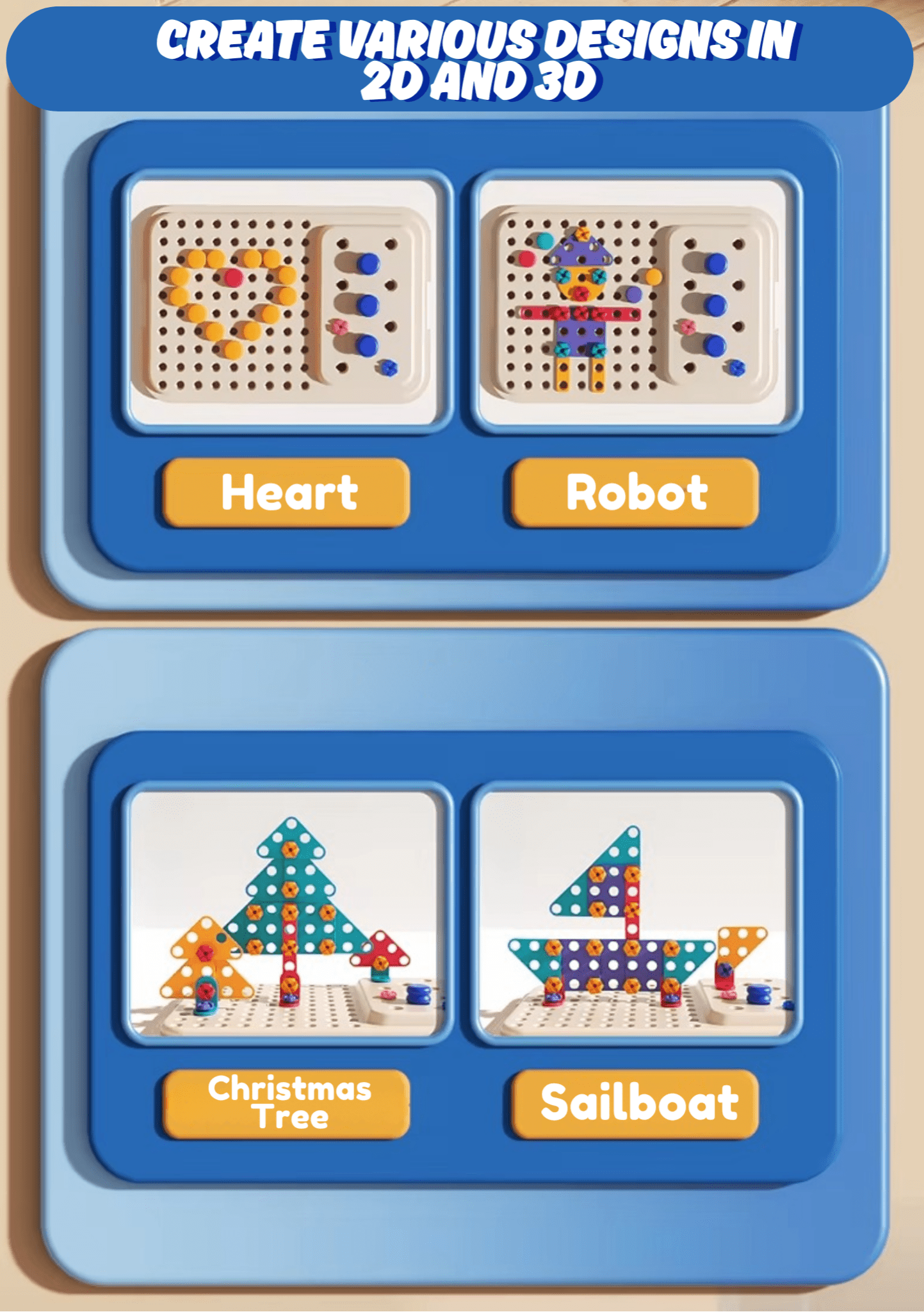 Hippo All-in-one Tool Hub DIY Montessori Tool Box Set