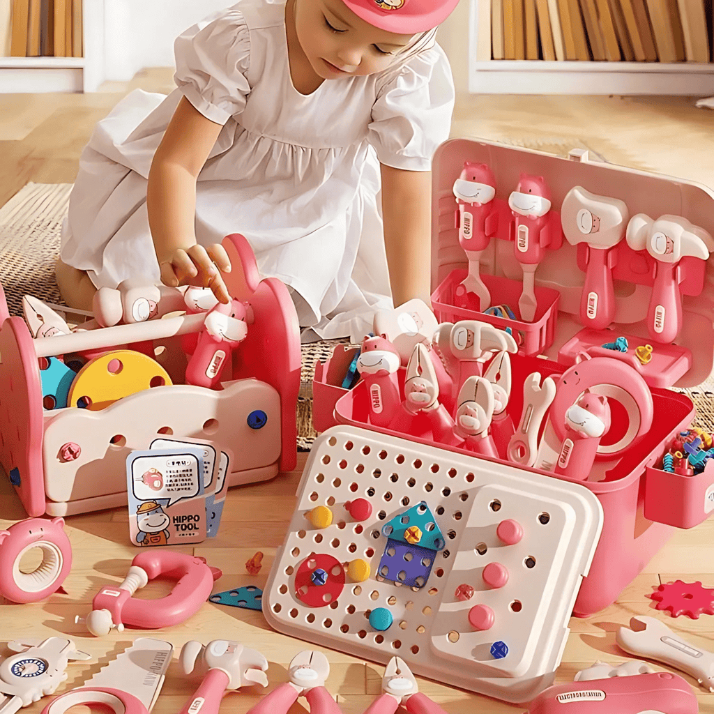 Hippo All-in-one Tool Hub DIY Montessori Tool Box Set