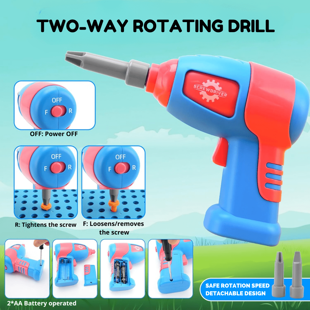 Little Engineer DIY Montessori Tool Box Set