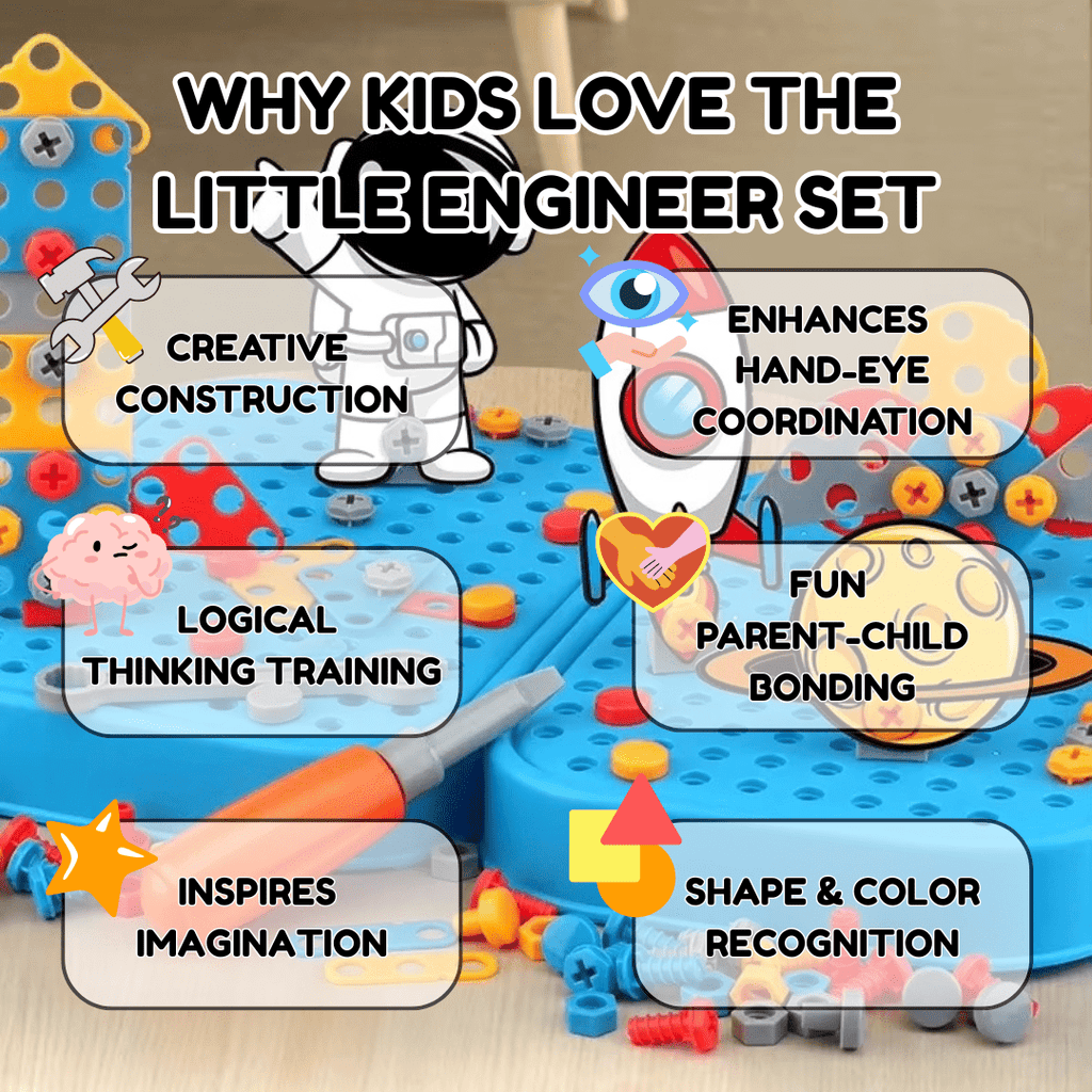Little Engineer DIY Montessori Tool Box Set