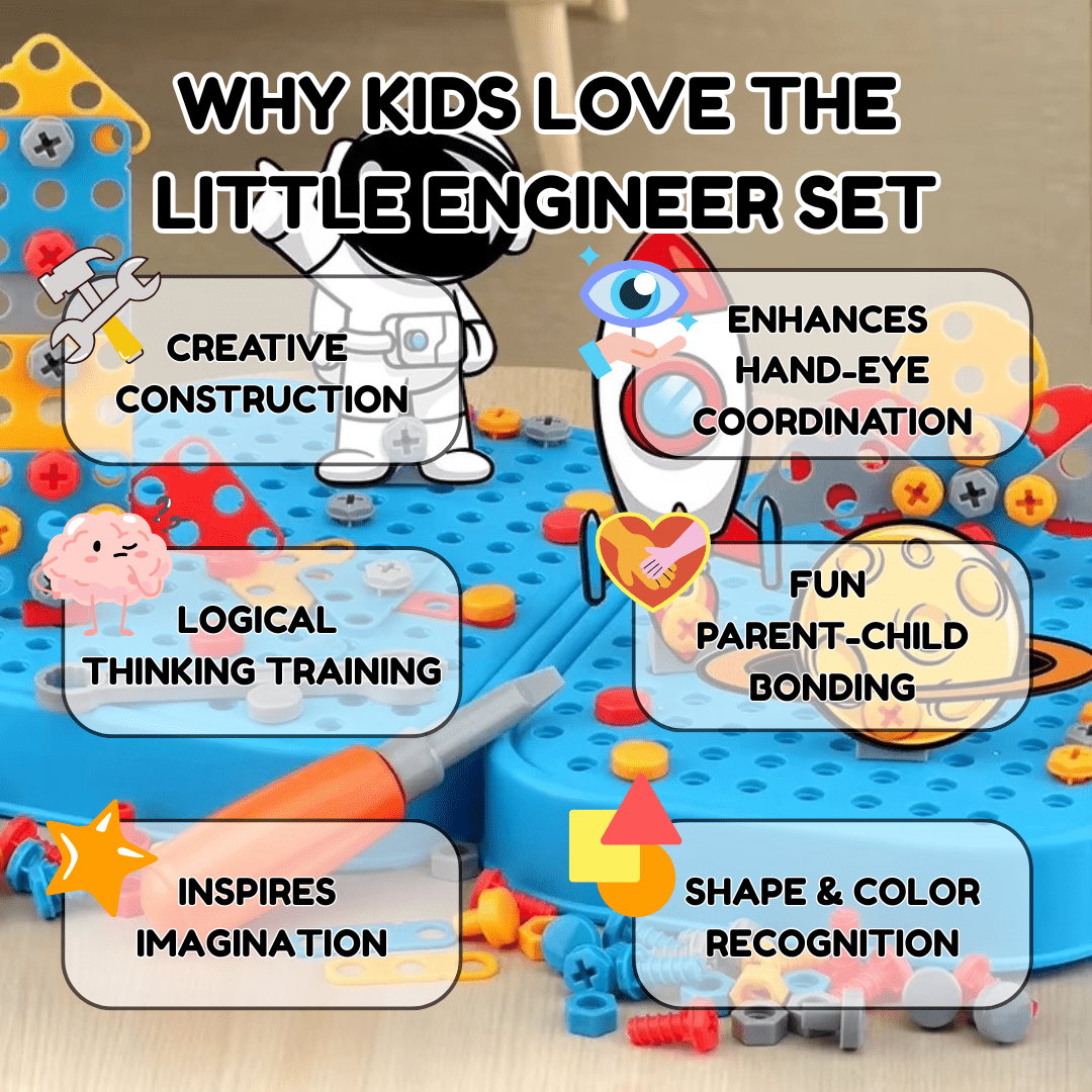 Little Engineer DIY Montessori Tool Box Set
