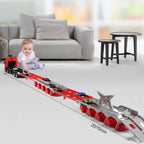 2-in-1 Foldable Truck Race Track