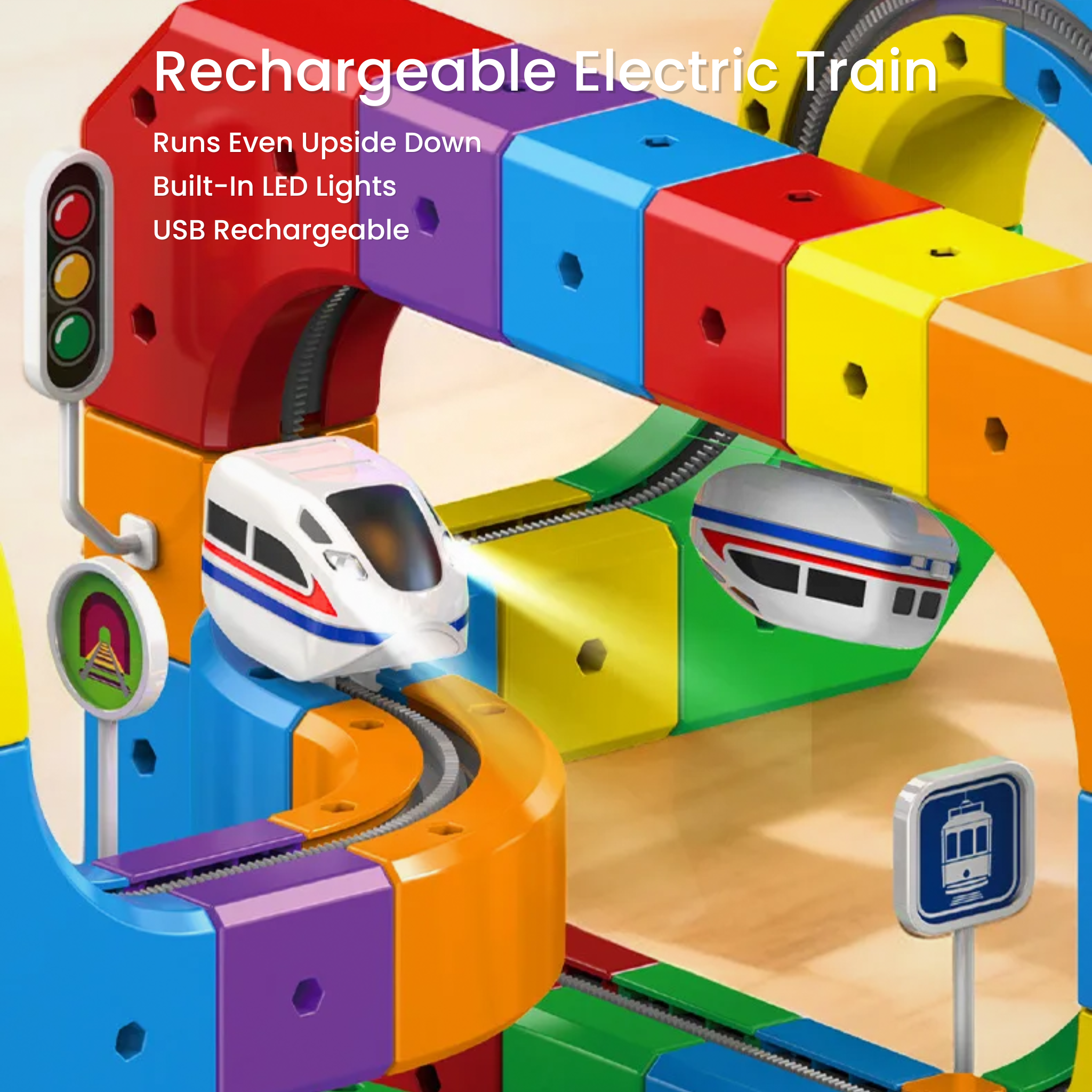 WonderRail™: The Modular 3D Train Track for Curious Little Builders